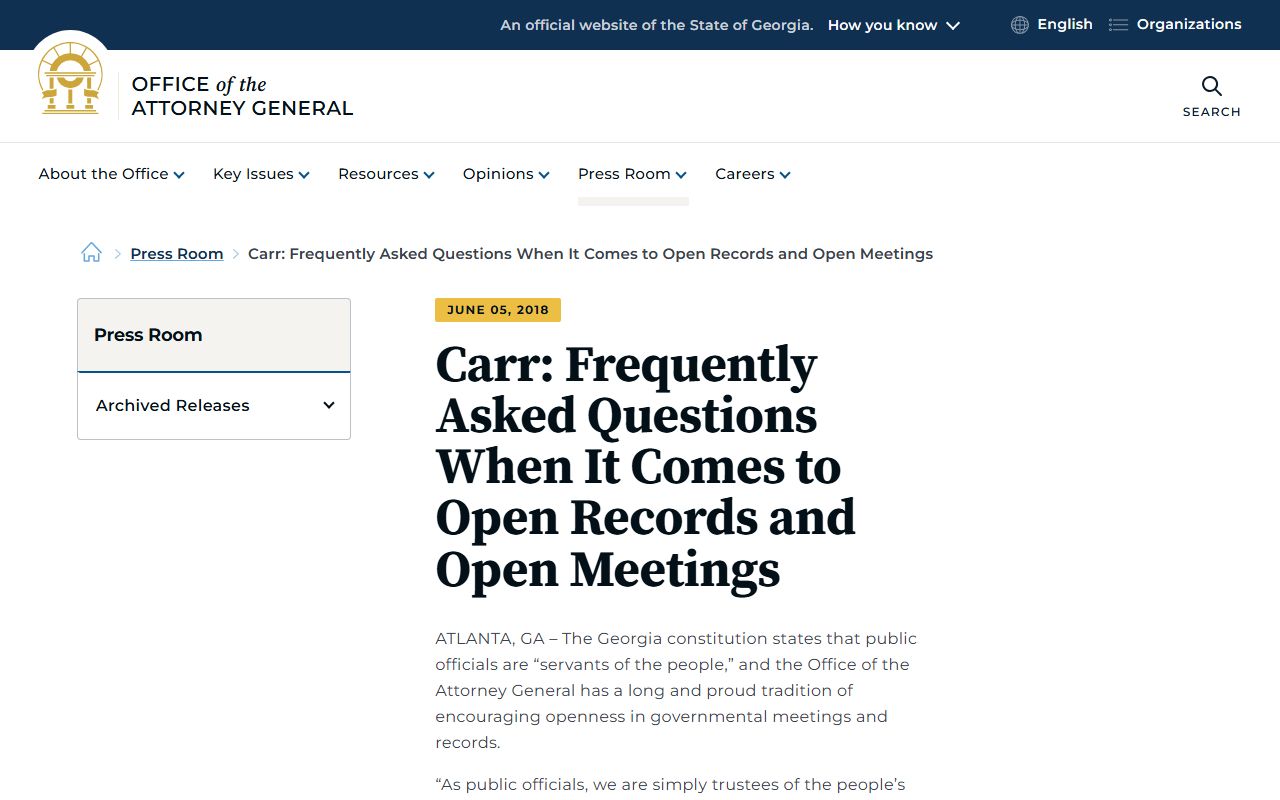 Warren County court records Georgia Attorney General court records FAQ