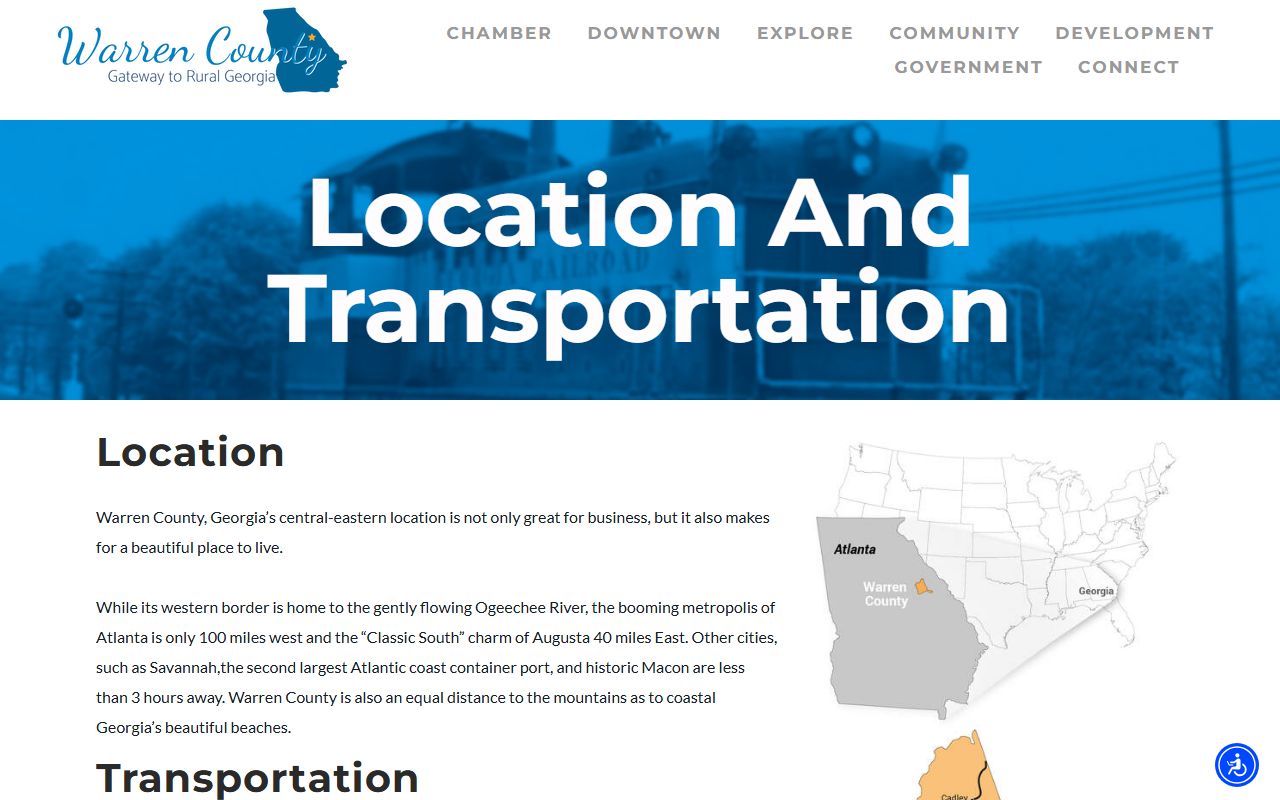 Warren County court records location and transportation page